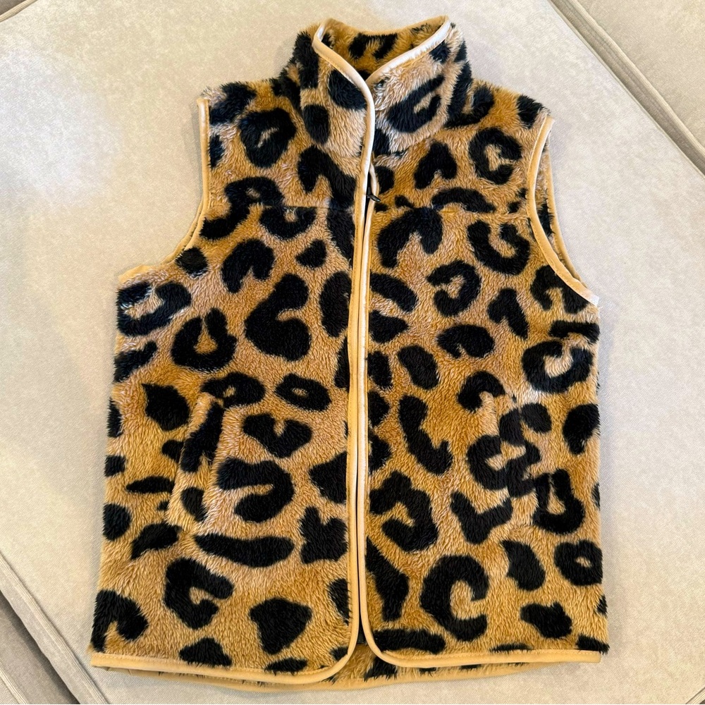 Girls Leopard Fashion Vest